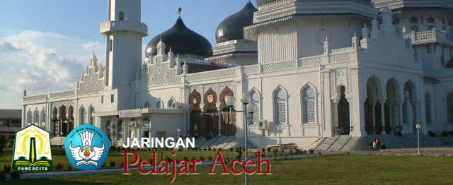 Mesjid Raya Baiturrahman Banda Aceh.