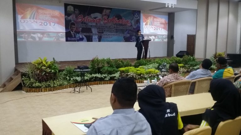 Kepala Dinas Pendidikan Aceh membuka kegiatan O2SN di Banda Aceh
