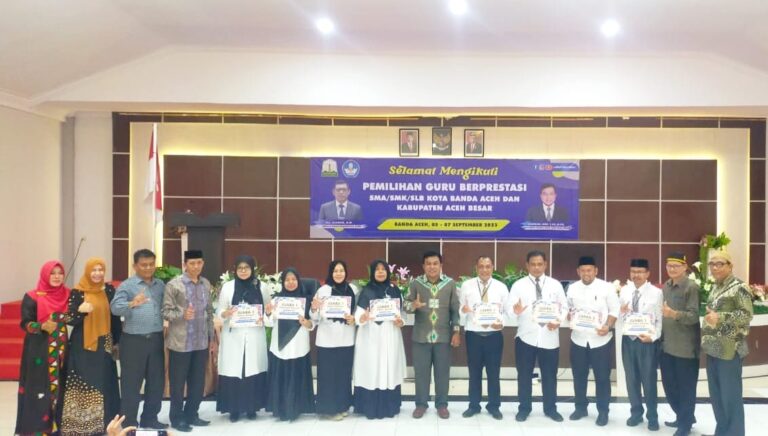 Penilaian GTK Berprestasi SMA/SMK/SLB Banda Aceh dan Aceh Besar Berakhir, Ini Juara Mewakili ke Provinsi